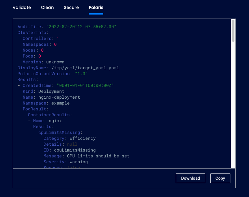 Komodor | ValidKube Update: Adding Polaris to Auto-Audit K8s YAMLs