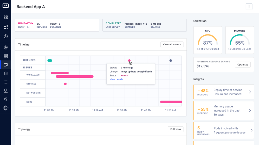 komodr application view